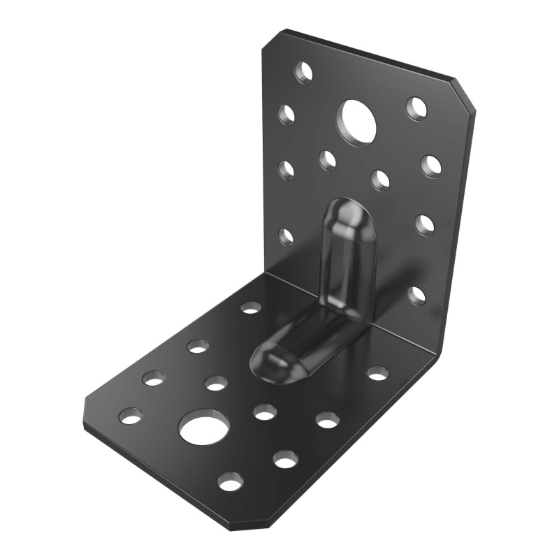 Fekete sarokvas profilozott