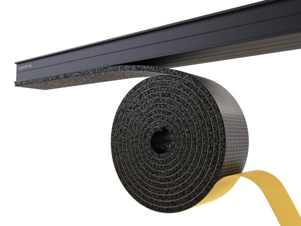 Terasz csillapító alátét csíkokban – öntapadó - 2000x40x4 mm 1