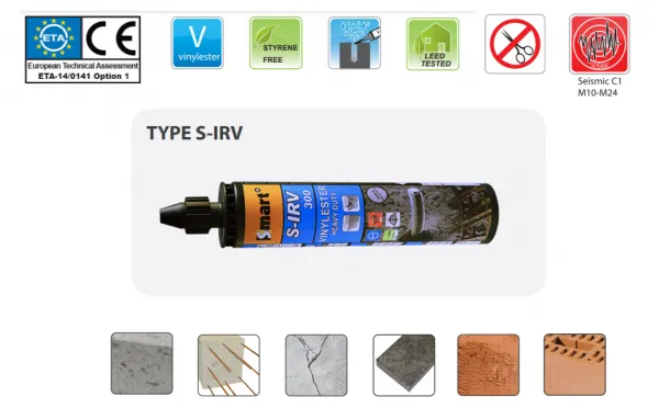 Vegyi horgony SMART VINYLESTER S-IRV (300 ml) - 1 db 5