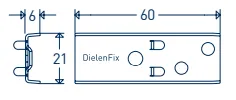 SIHGA DielenFix® DF 28 - rozsdamentes acél teraszklipsz (300 db)