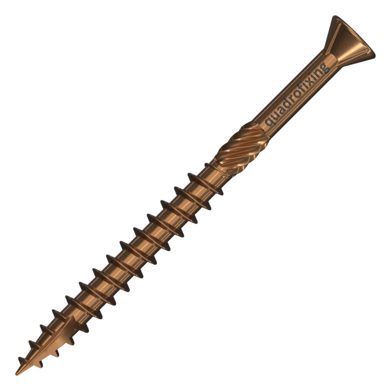 4,0-5,0 mm-es rozsdamentes acél csavarok teraszokhoz és homlokzatokhoz QUADROFIX ANTIK C2