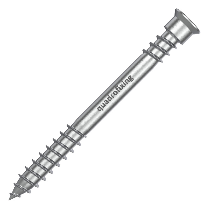 Teraszcsavarok 5,5 mm, rozsdamentes acél A4, hengeres fej, viaszolt (100 db)