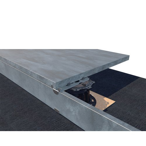 Alsó lezáró elem GIANT állítható terasz alátétekhez (rozsdamentes acél) 4