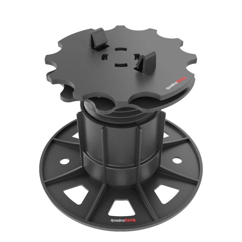 EUROTEC BASE SL önbeálló állítható teraszláb 67–117 mm QFX-ALU alumínium profilhoz