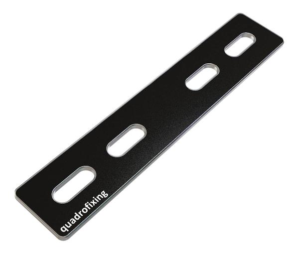 Fekete összekötő QFX-ALU alumínium profilhoz 19,5 × 100 mm