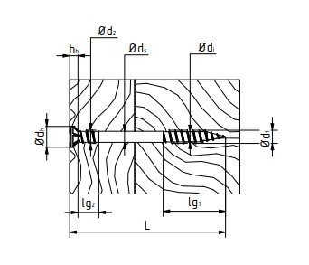 Eurotec Terrassotec teraszcsavarok 5,5 mm, A2 